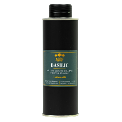 Olive oil with ORGANIC BASILIC