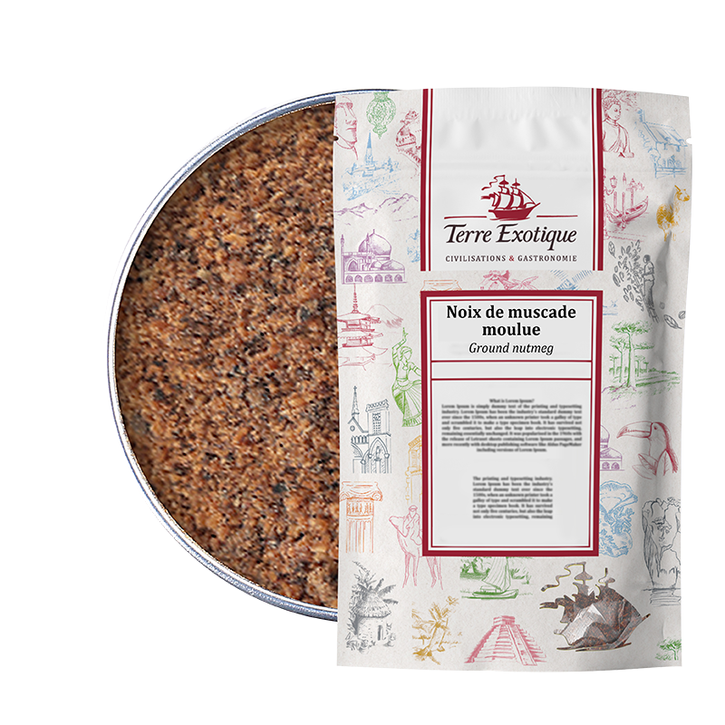 Ground nutmeg (bulk)