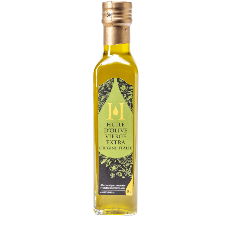 Huile d'olive vierge extra Fruité vert origine Italie