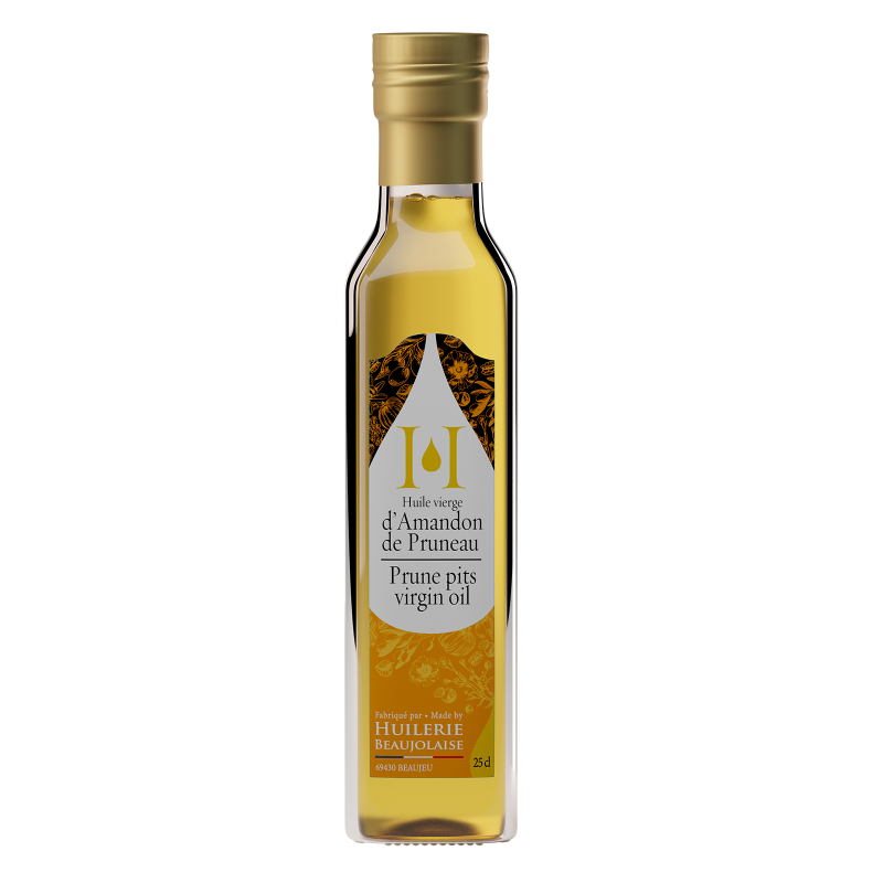Toasted virgin plum kernels oil