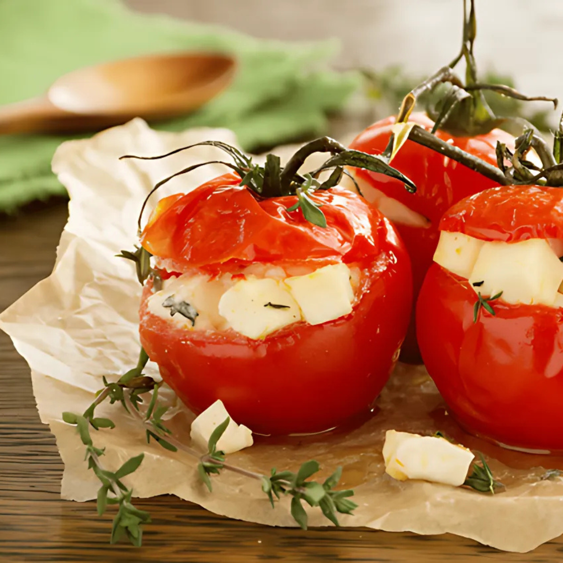 My tomato and mozzarella salad