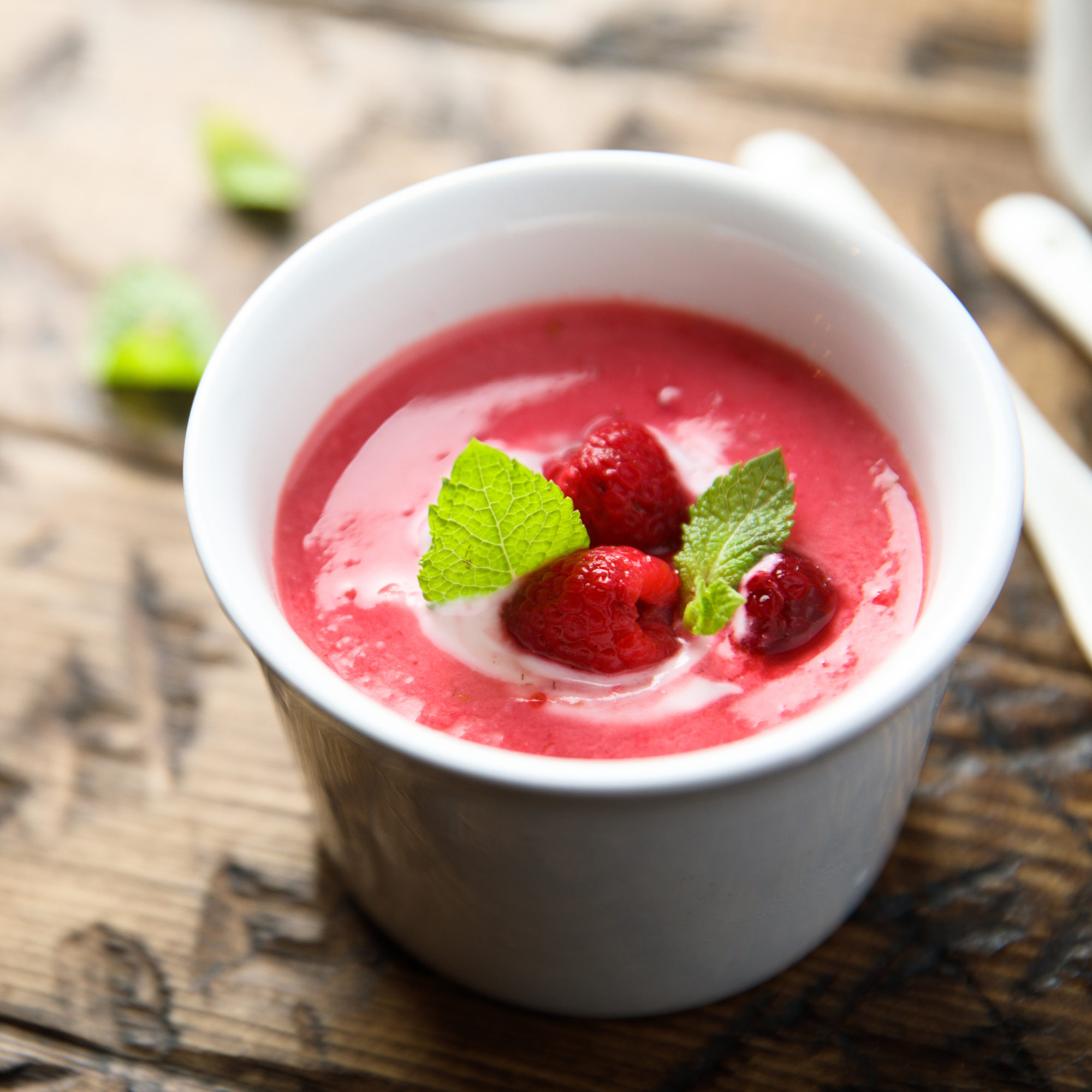 Gaspacho de fraises